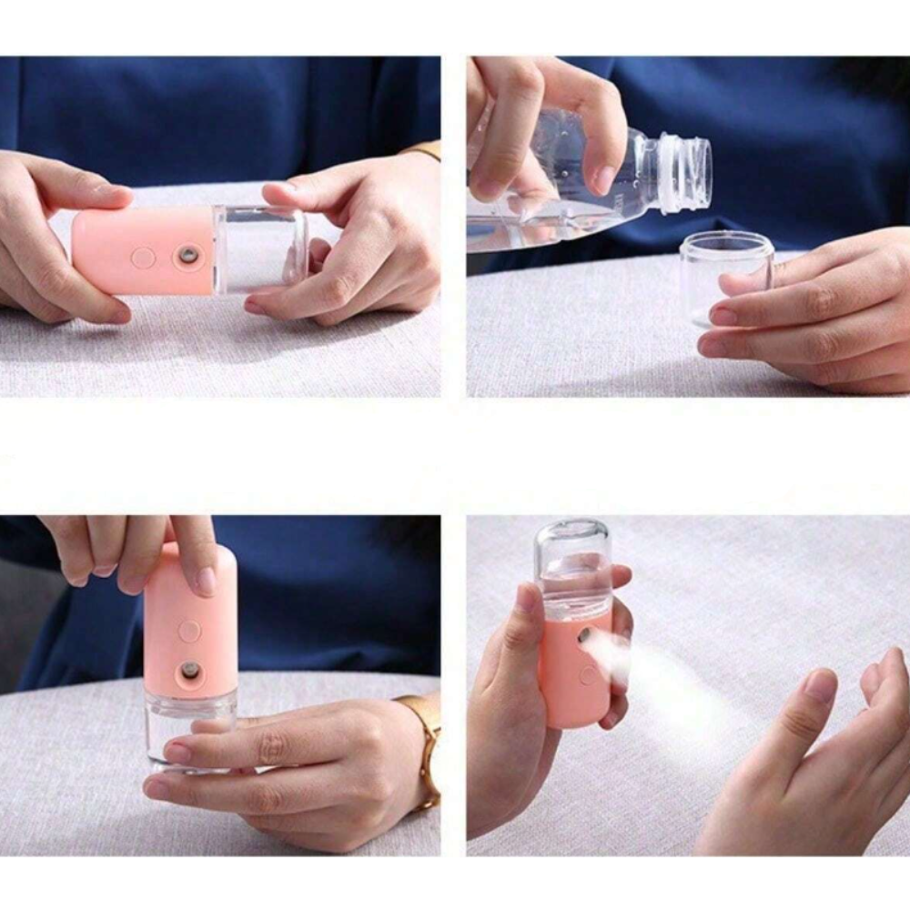 HydraNano appareil facial portable à vapeur nano pour hydratation profonde de la peau